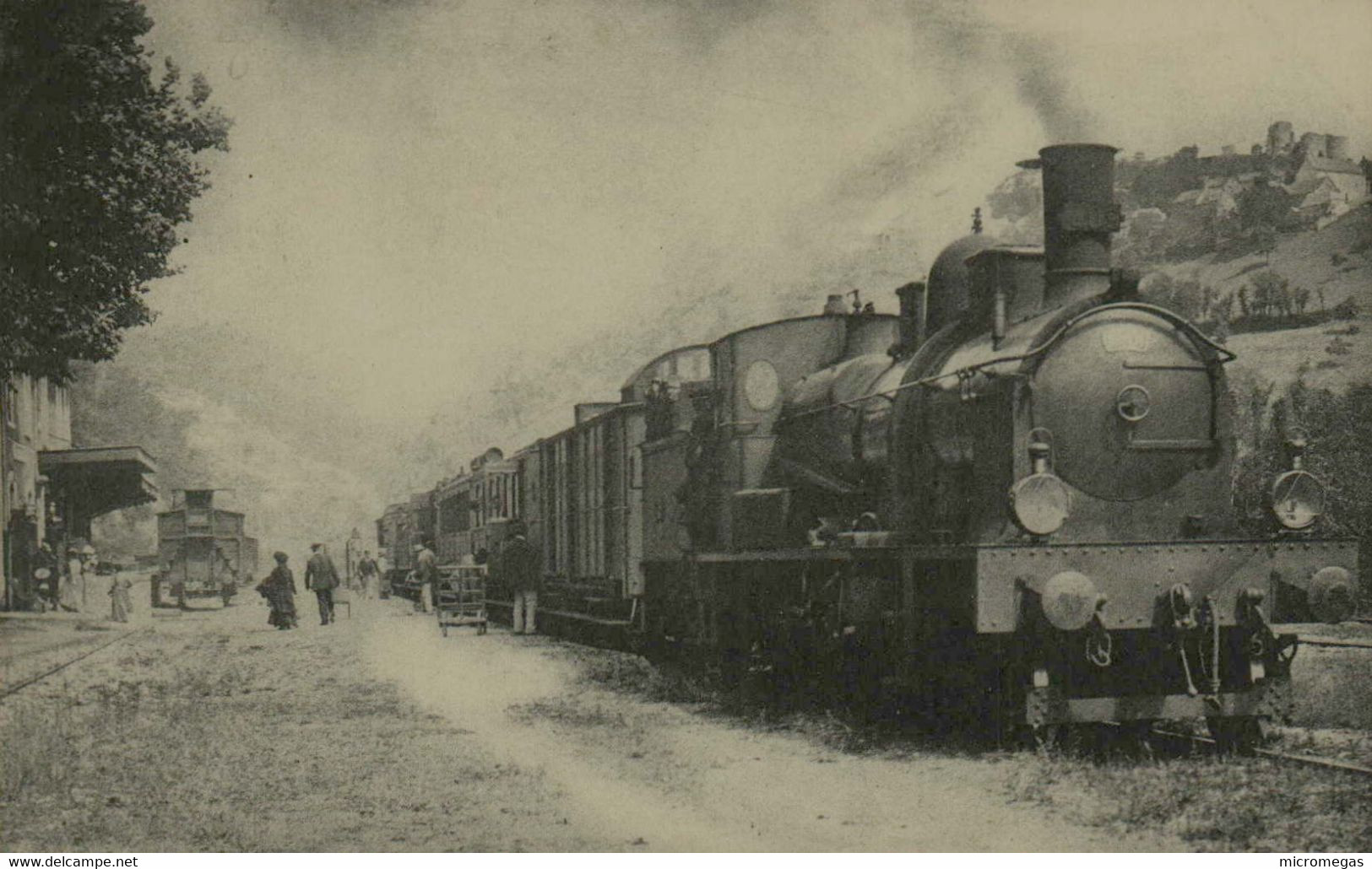 48 - Réseau Du Midi L'Express Paris-Béziers Via Neussargues-Saint-Flour En Gare De Banassac-La Canourgue (Lozère) 1907 - Autres & Non Classés