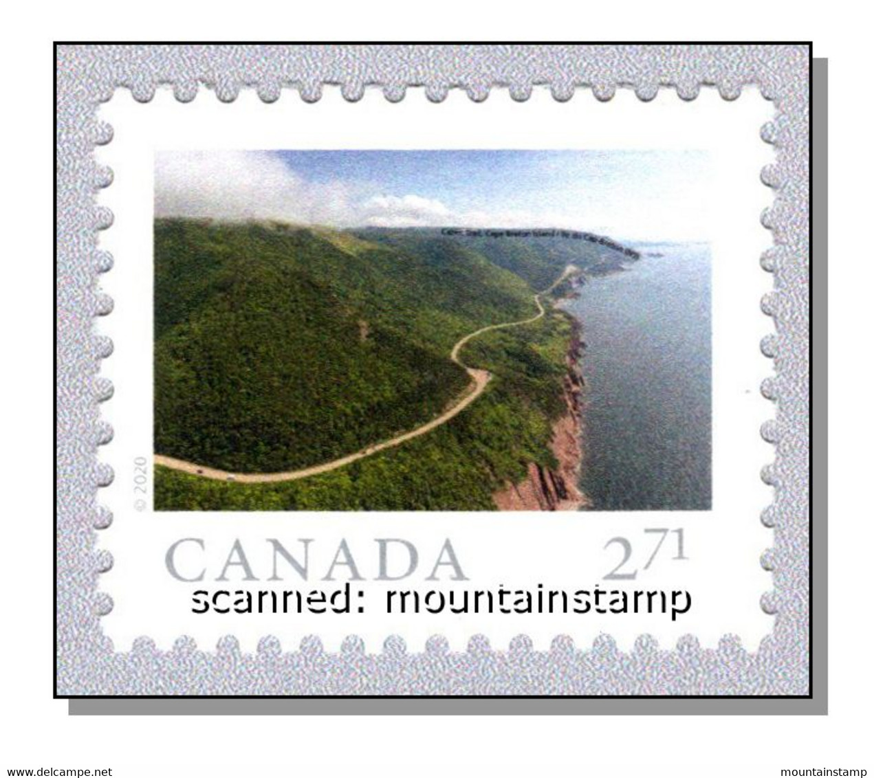 Canada 2020 From Far And Wide Cabot Trail, Cape Breton Island, Nova Scotia Road (perforated & Gummed)  MNH ** - Neufs