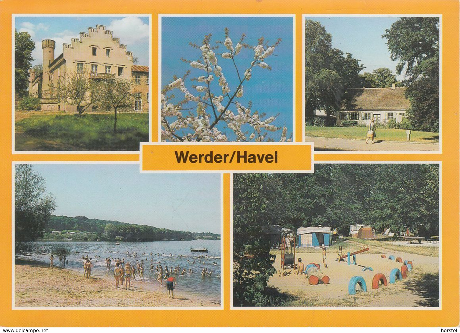 D-14542 Werder- Havel - Alte Ansichten - Schloß Petzow - Obstbaumuseum - Campingplatz - Werder