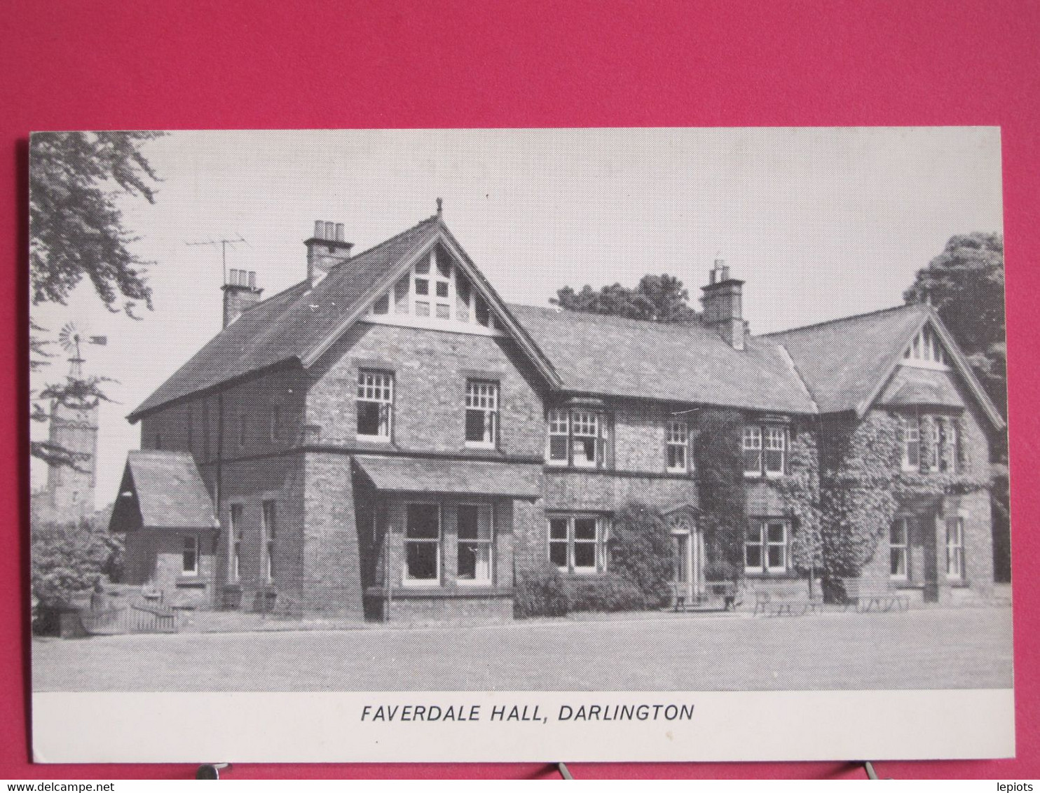 Visuel Très Peu Courant - Angleterre - Darlington - Faverdale Hall - R/verso - Darlington