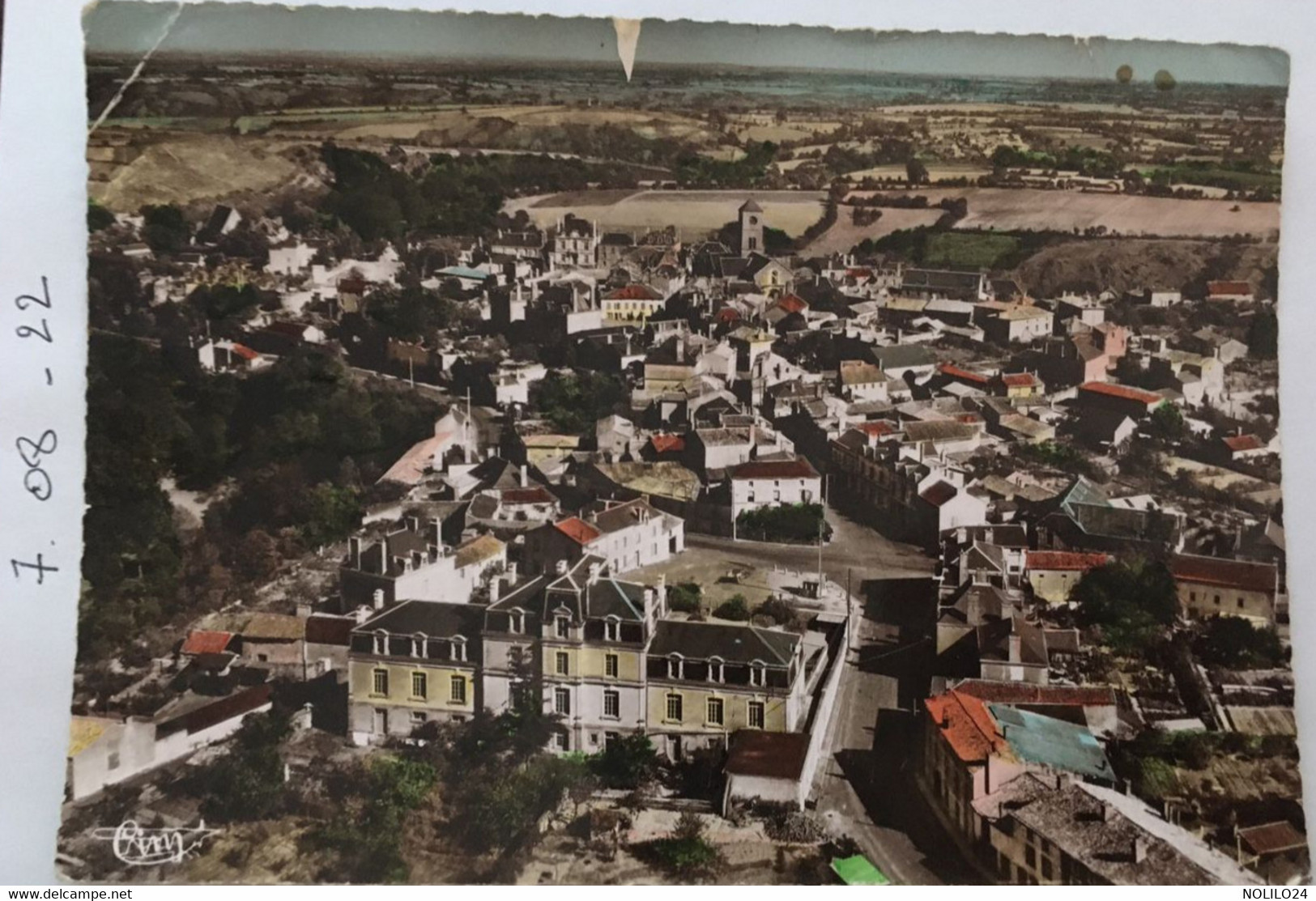 Cpm, Deux Sèvres 79 ARGENTON CHATEAU Vue Générale Aérienne, éd CIM, écrite - Argenton Chateau