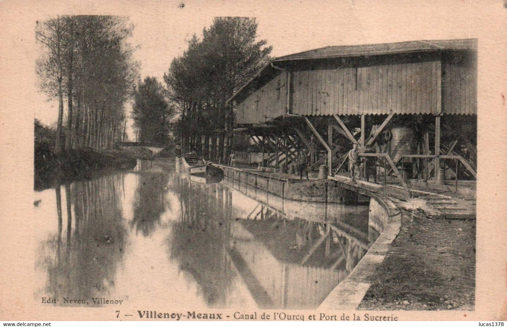 77 / VILLENOY MEAUX / CANAL DE L OURCQ ET PORT DE LA SUCRERIE - Villenoy
