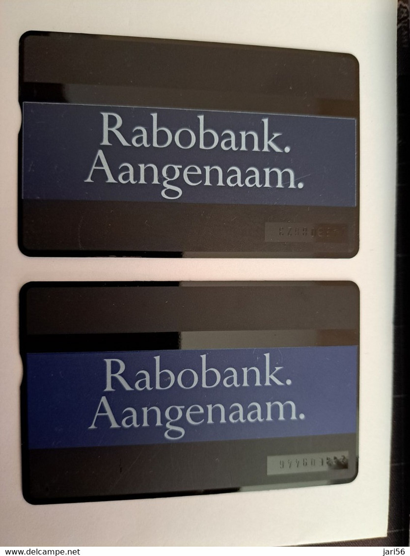 NETHERLANDS  L&G CARDS    RABO BANK 2X    / R 020/01/02  HFL 1,00 PRIVATE /  /  MINT   ** 10766** - Publiques