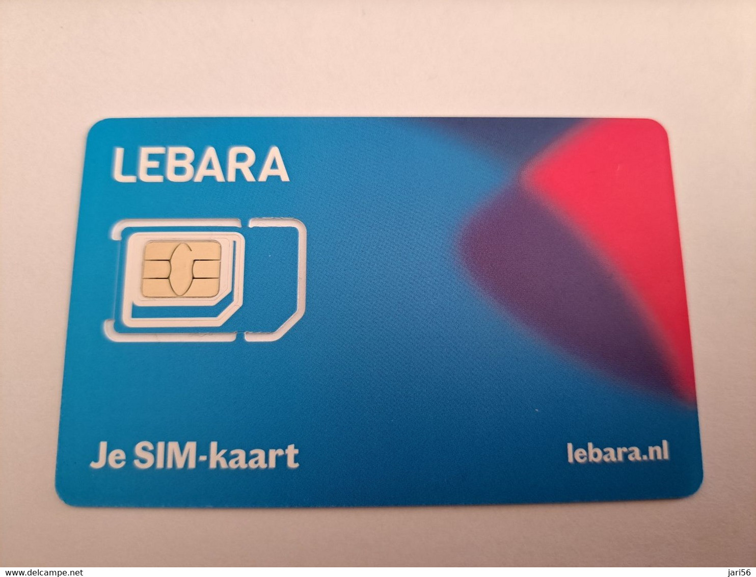 NETHERLANDS  GSM /SIM CARD LEBARA BLUE  /  MINT   ** 10770** - Públicas