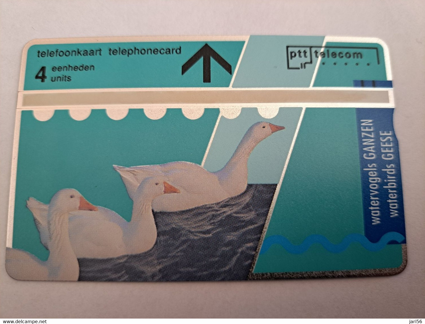NETHERLANDS  L&G CARDS SERIE SWANS/ BIRDS  3X  R008/01-03 TELE ART    /  MINT   ** 10773** - Publiques