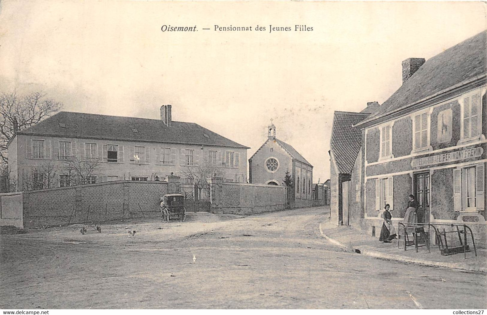 80-OISEMONT- PENSIONNAT DES JEUNES FILLES - Oisemont