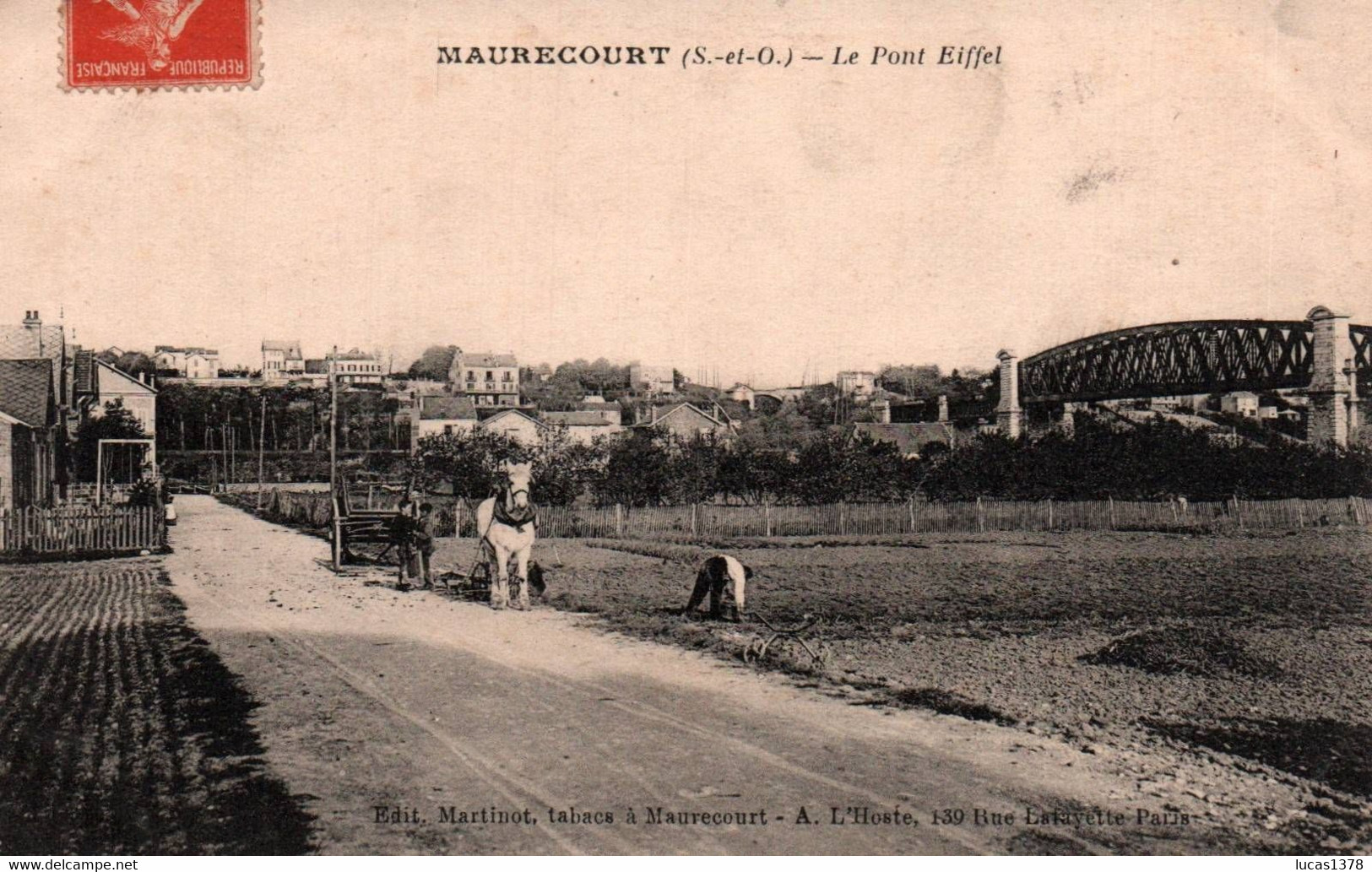 78 / MAURECOURT / LE PONT EIFFEL / TRES JOLIE CARTE - Maurecourt