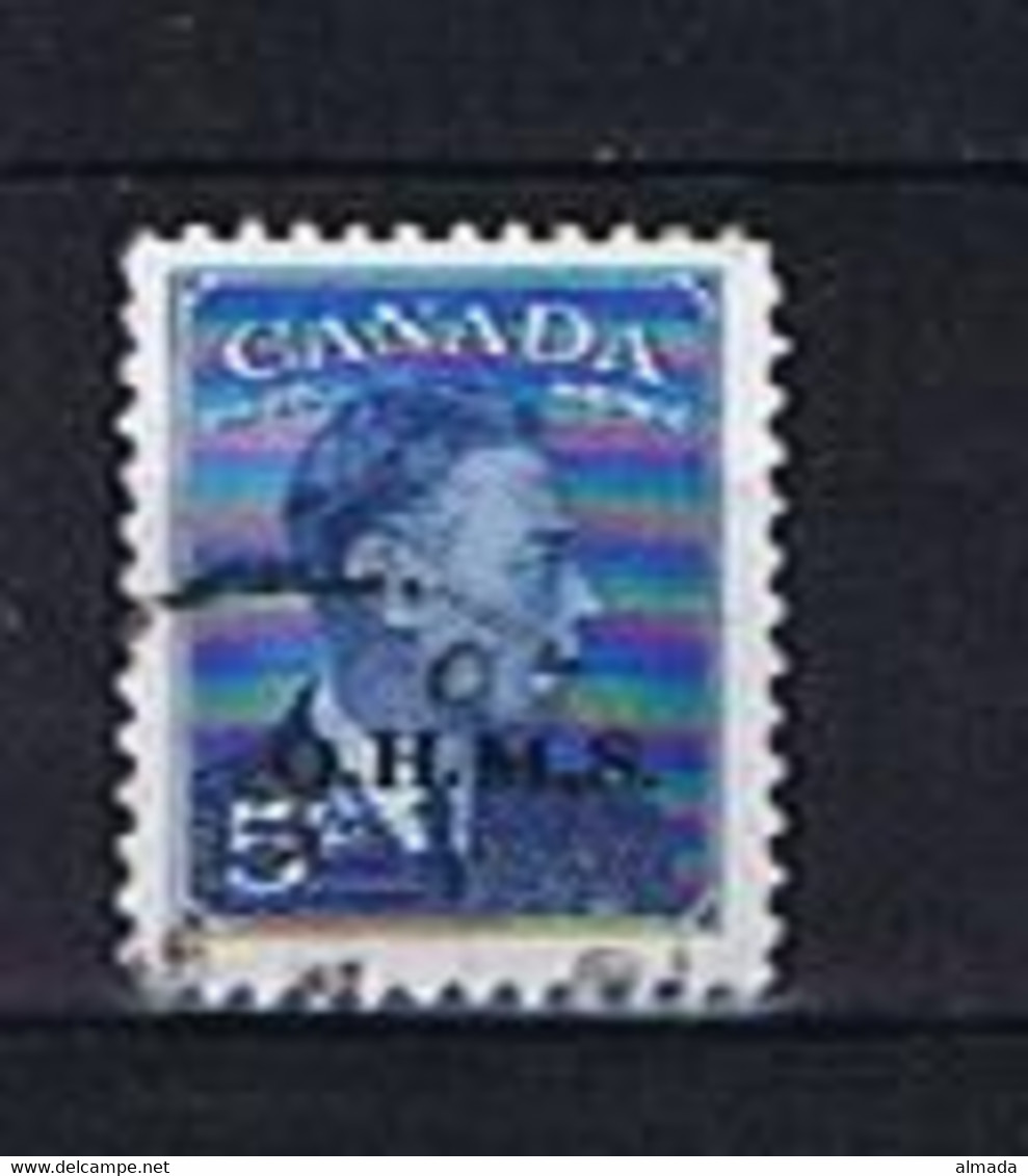 Canada O.H.M.S. 1949: Michel D 15 Used, Gestempelt - Surchargés