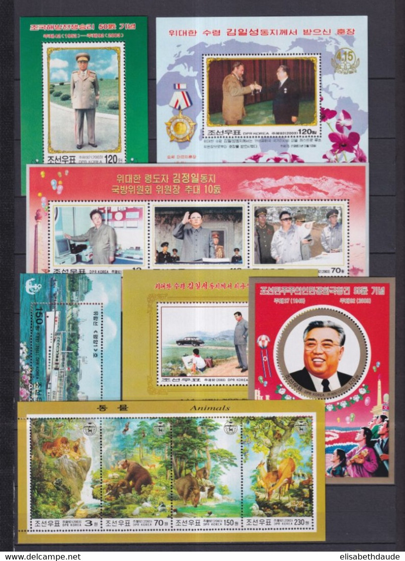 KOREA - 2000/2004 - COLLECTION 21 PAGES !! ** MNH - COTE YVERT = 662 EUR ! - ANIMAUX / TRANSPORTS ETC...