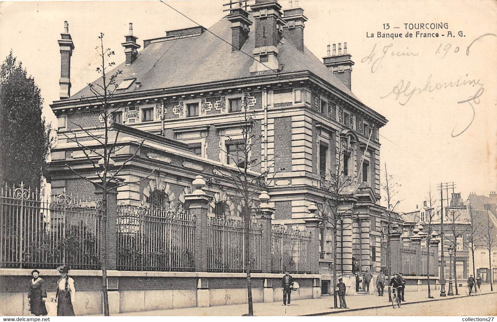 59-TOURCOING- LA BANQUE DE FRANCE - Tourcoing