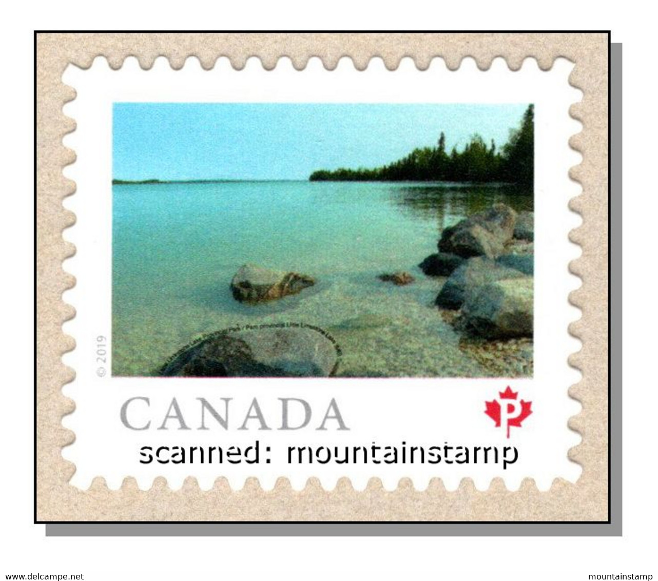 Canada 2019 From Far And Wide Little Limestone Lake Manitoba  (self-adhesive/die-cut) MNH ** - Ongebruikt