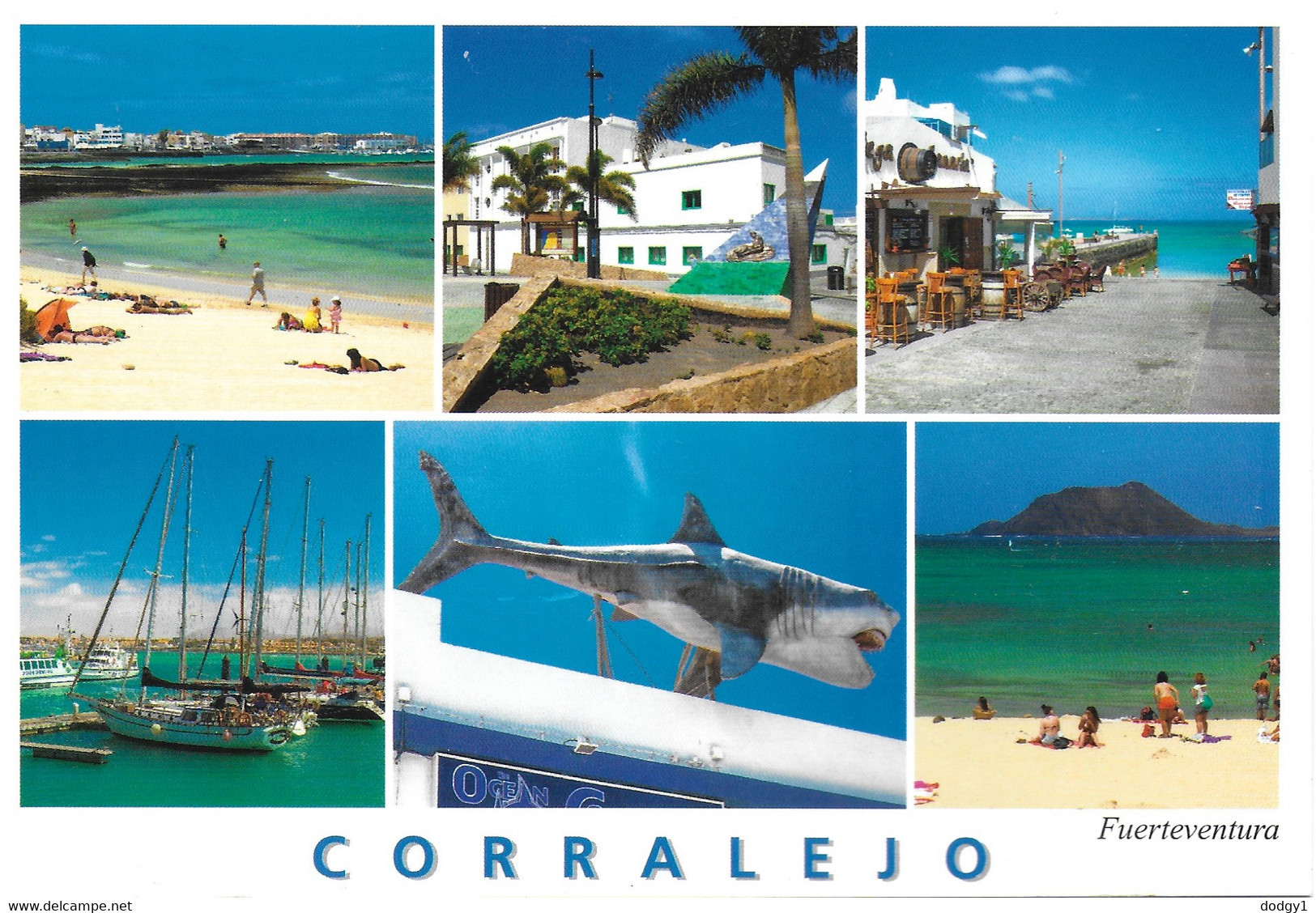 SCENES FROM CORRALEJO, FUERTEVENTURA, CANARY ISLANDS, SPAIN. UNUSED POSTCARD   Kg2 - Fuerteventura