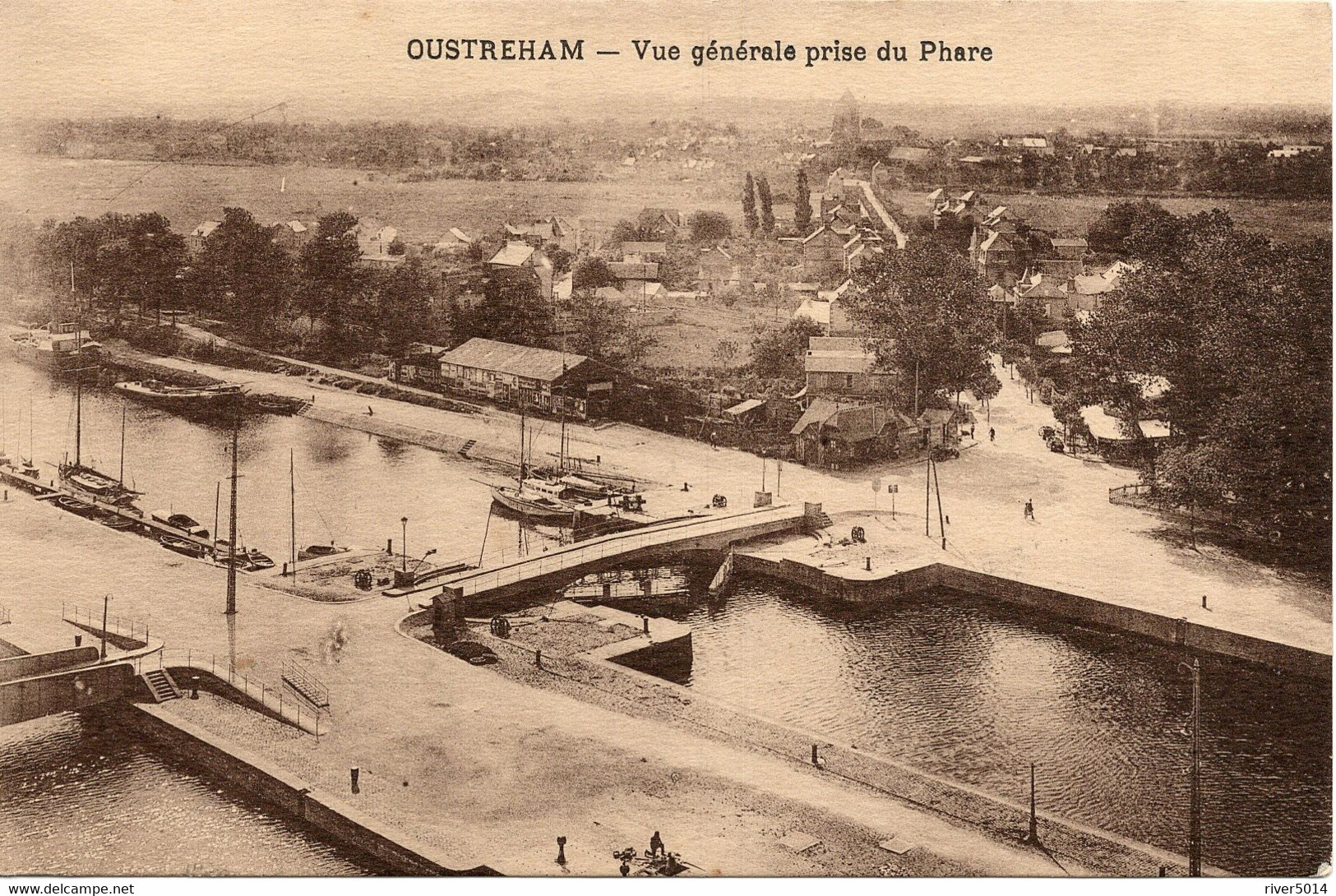 OUISTREHAM  Vue Générale Prise Du Phare - Ouistreham