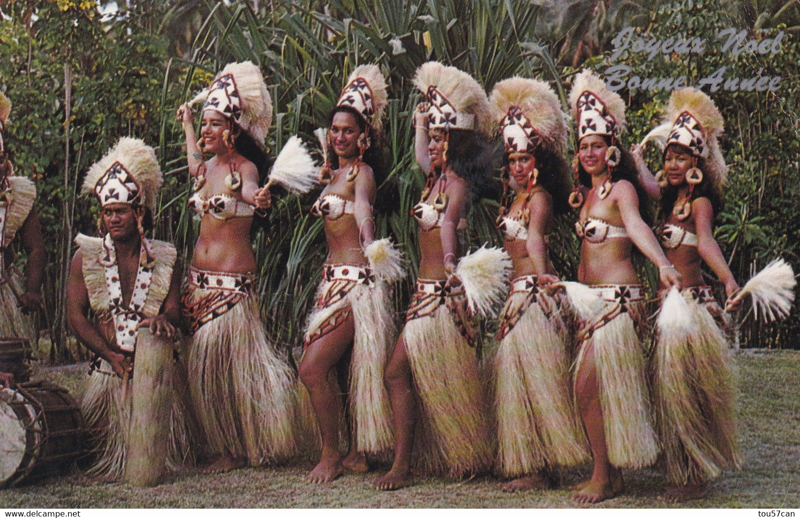 TAHITI - POLYNESIE FRANCAISE - CPSM ANIMEE DES ANNEES 1950/1960... - Polynésie Française