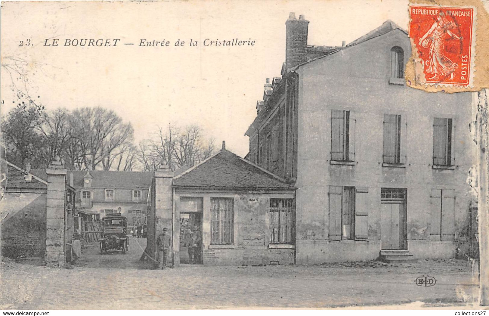 93-LE-BOURGET- ENTREE DE LA CRISTALLERIE - Le Bourget