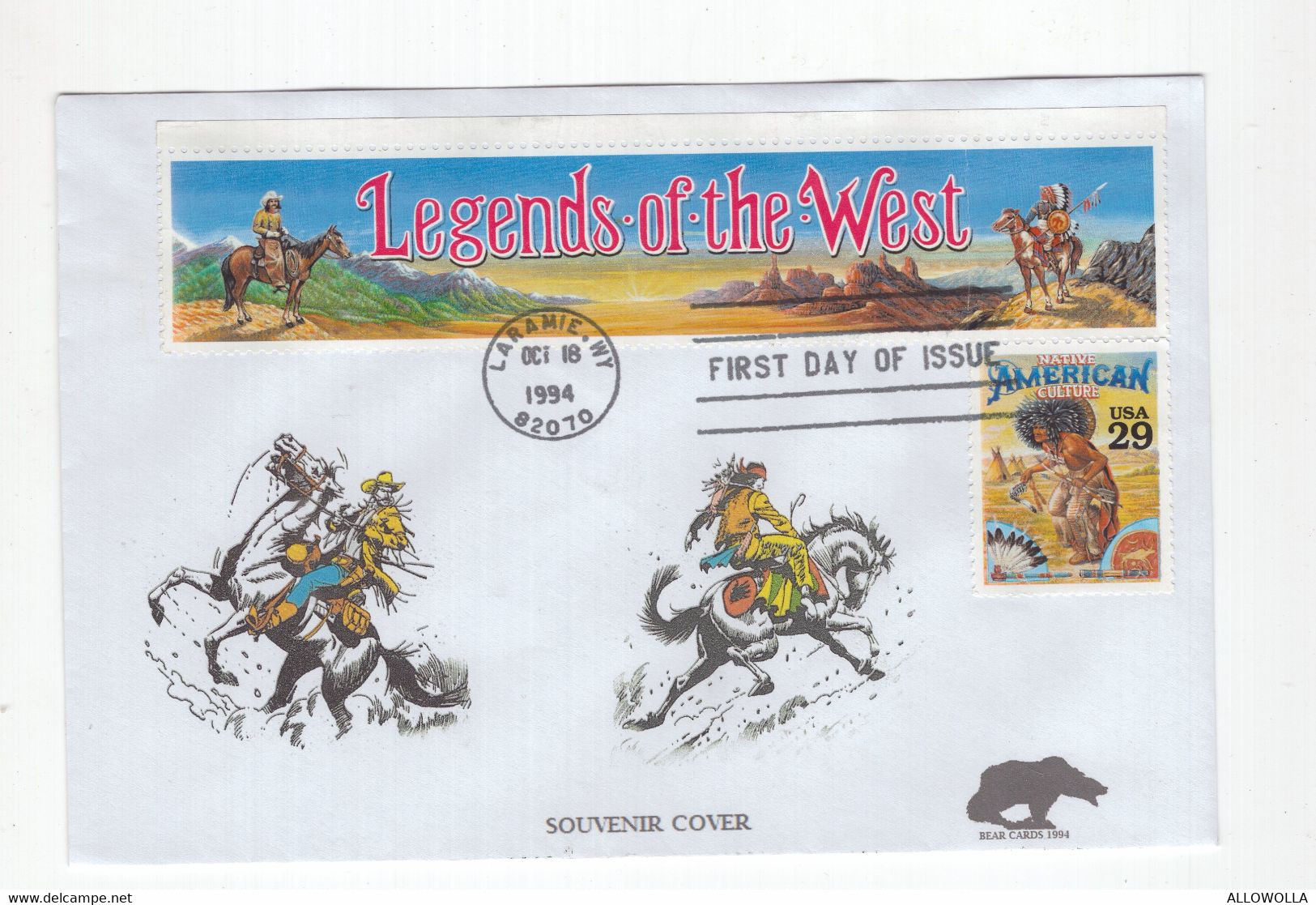 17742 " LEGENDS OF THE WEST-1994 " - Autres & Non Classés