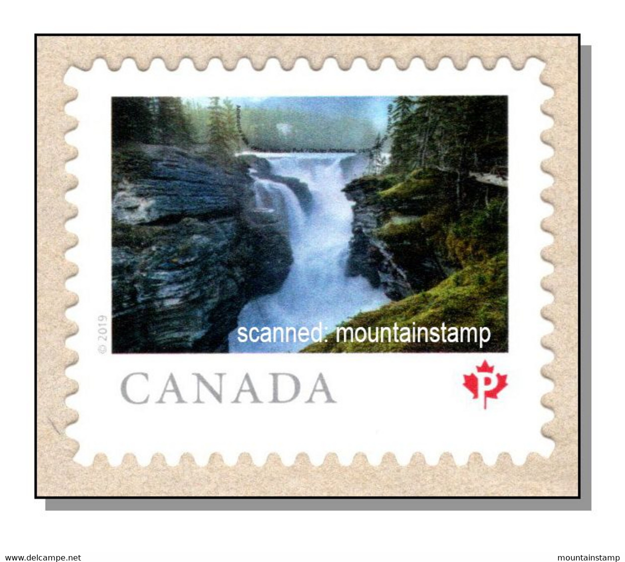 Canada 2019 From Far And Wide Athabasca Falls Alberta Jasper Nationalpark (self-adhesive/die-cut) MNH ** - Ongebruikt