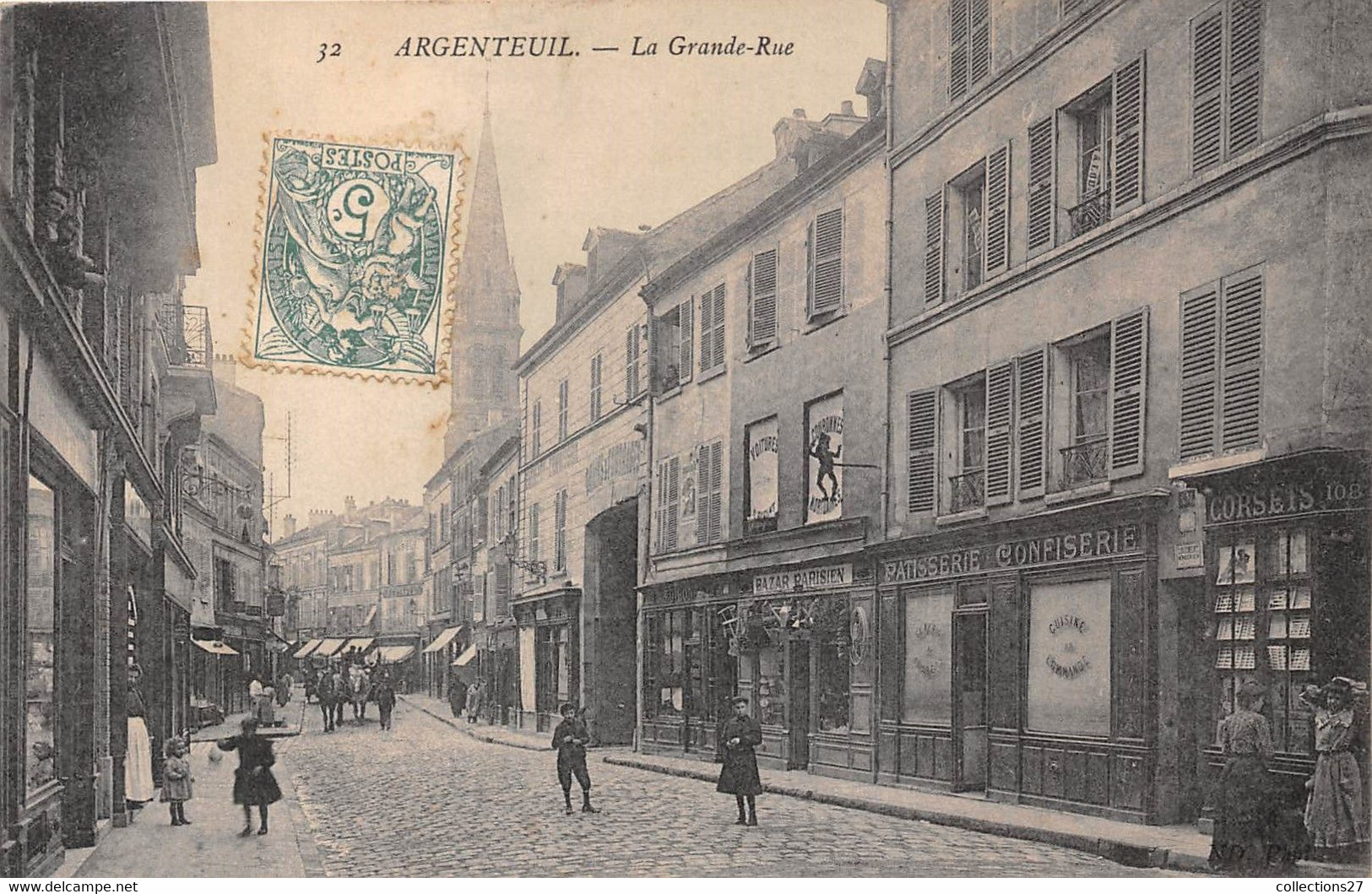 95-ARGENTEUIL- LA GRANDE RUE - Argenteuil