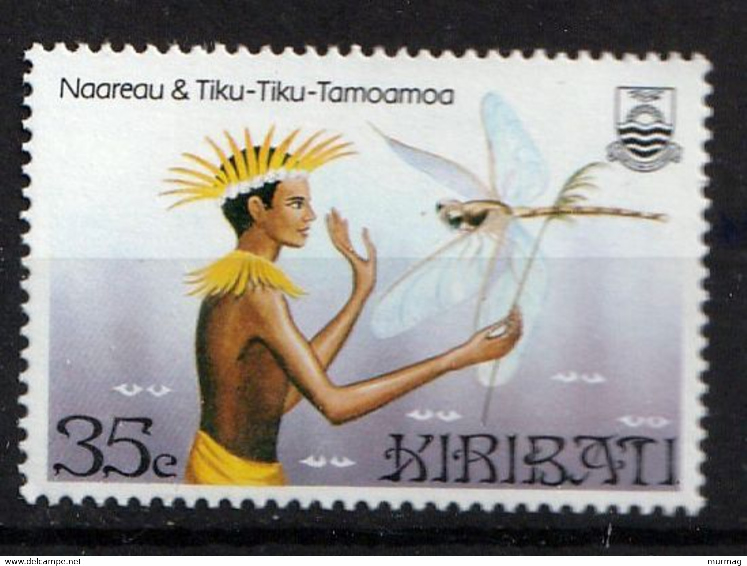 KIRIBATI - Homme Et Insecte - Naareau & Tiki - Tiki - Tamoamoa - MNH - Kiribati (1979-...)