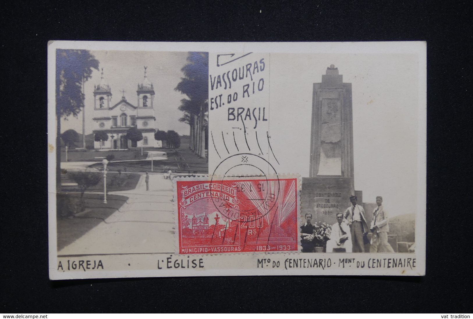 BRÉSIL - Carte Maximum En 1933 -  Vassouras - L 129691 - Maximumkaarten