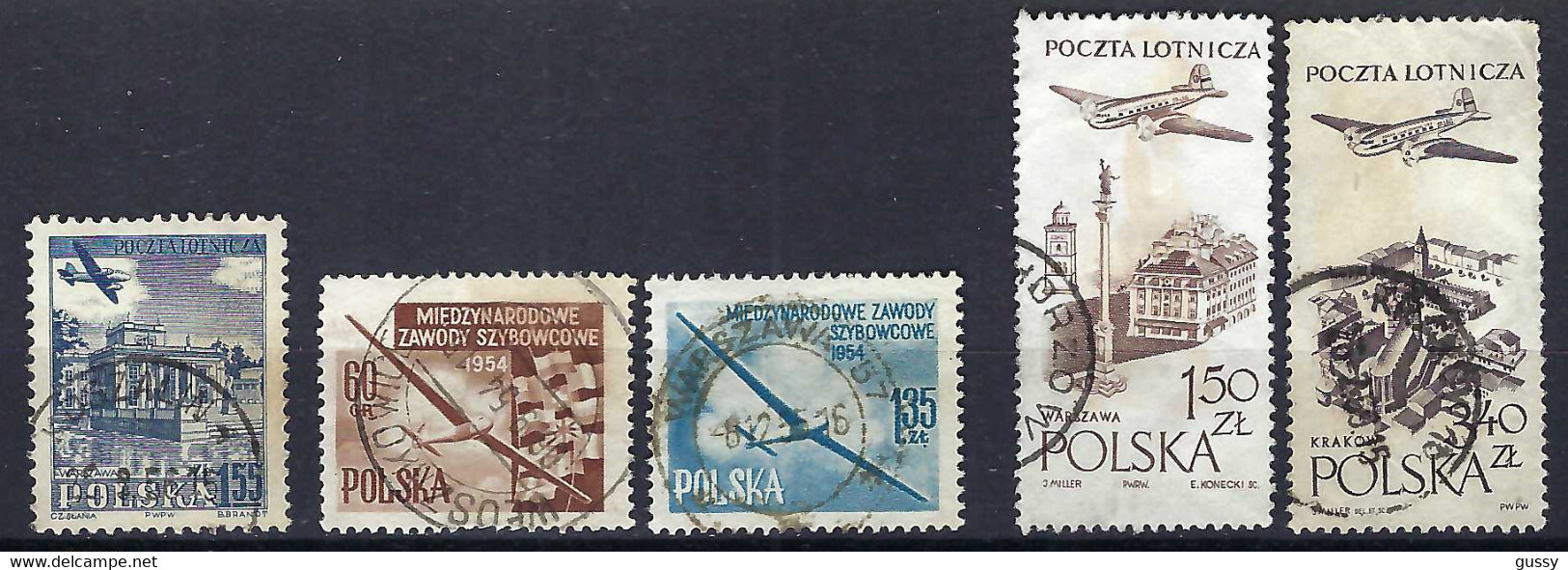 POLOGNE P.A.: Lot D'obl. - Used Stamps