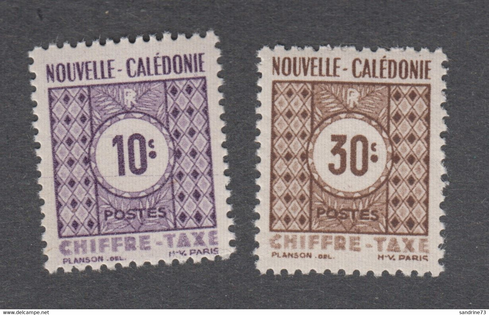 Colonies Françaises - Timbres Neufs** - Nouvelle Calédonie - Taxe N°39 Et 40 - Timbres-taxe