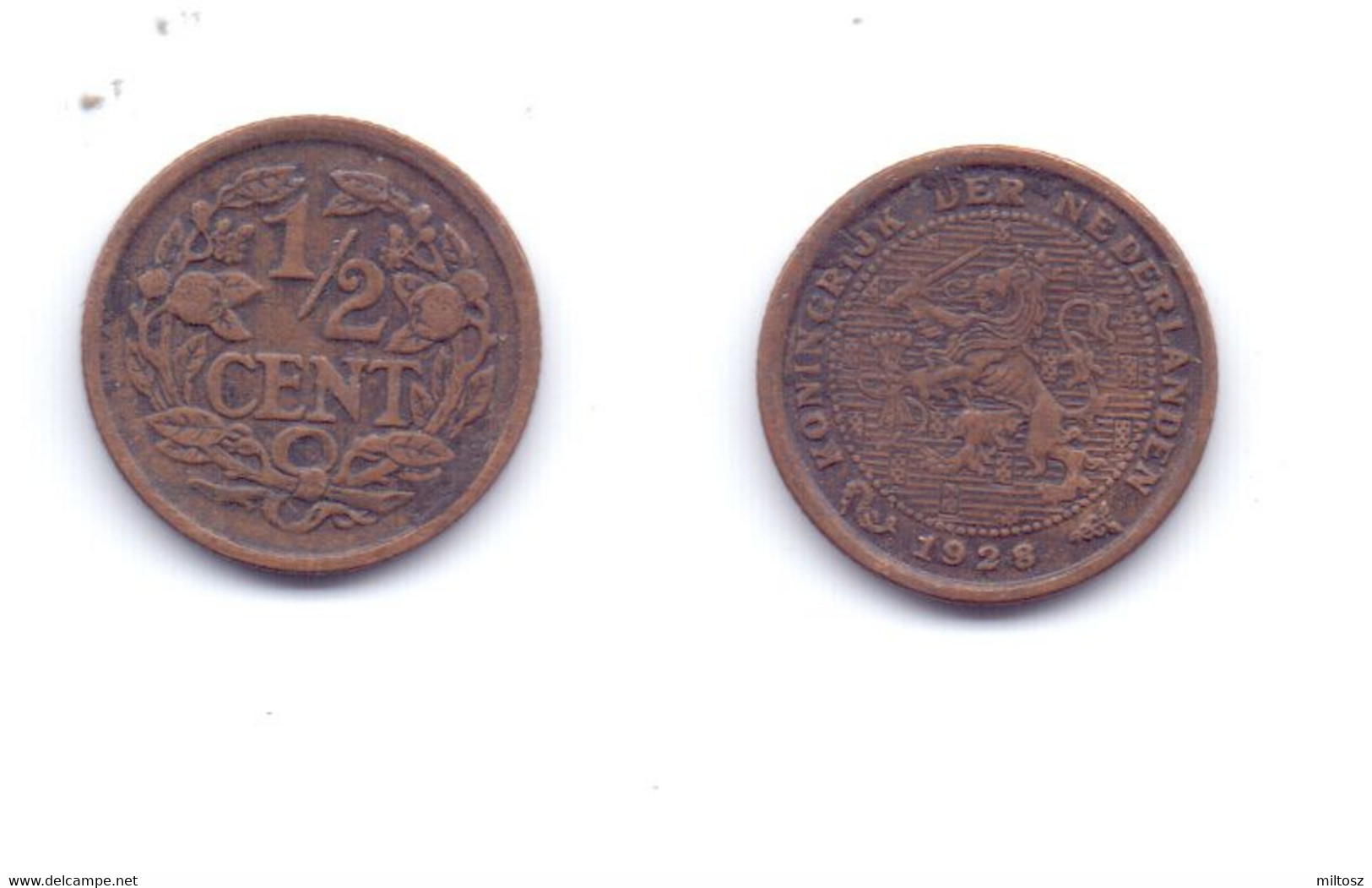 Netherlands 1/2 Cent 1928 - 0.5 Cent