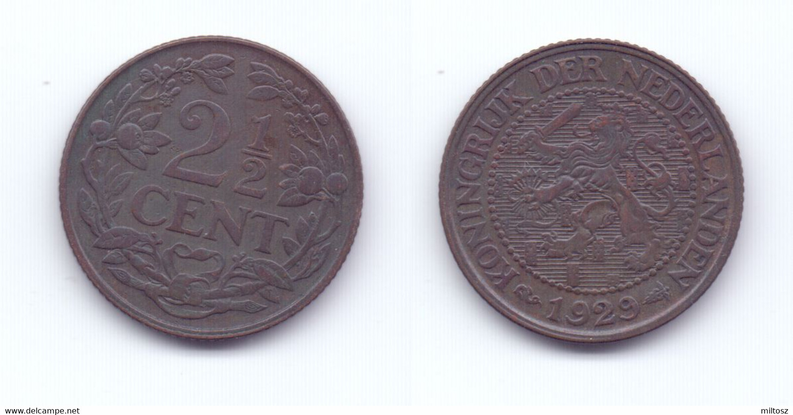 Netherlands 2 1/2 Cents 1929 - 2.5 Cent