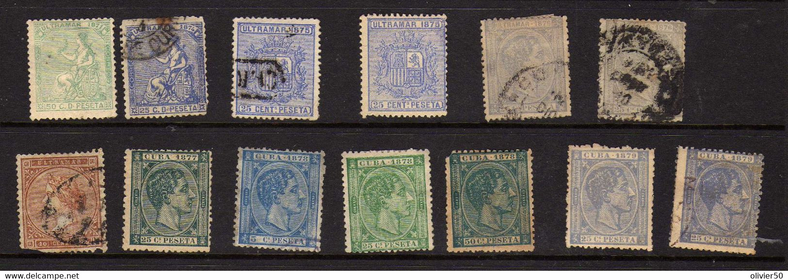 Cuba -  Armoiries - Alfonso XII */sg/o - Used Stamps