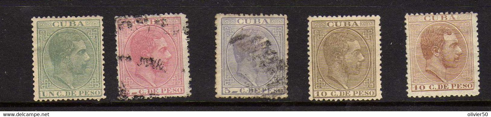 Cuba - Alfonso XII   - Oblit Et Neufs* - Nuovi