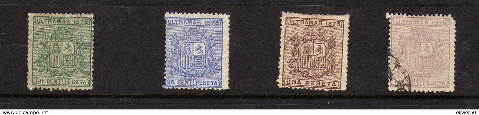 Cuba (1875)  -  Armoiries -  Neufs Sg Ou Oblit - Ongebruikt