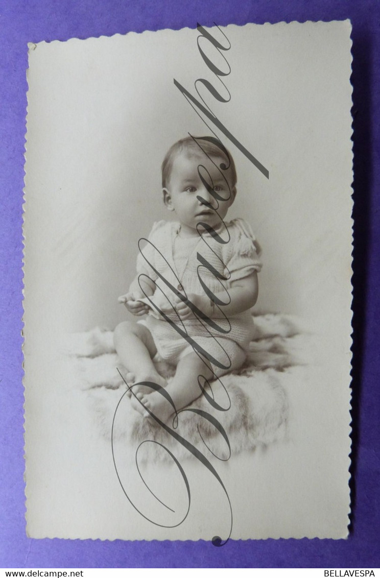 Carte Photo  Photographer 1935 Foto Baby-bébé Babie. Studio  Kunst Fotografie Portret - Fotografie