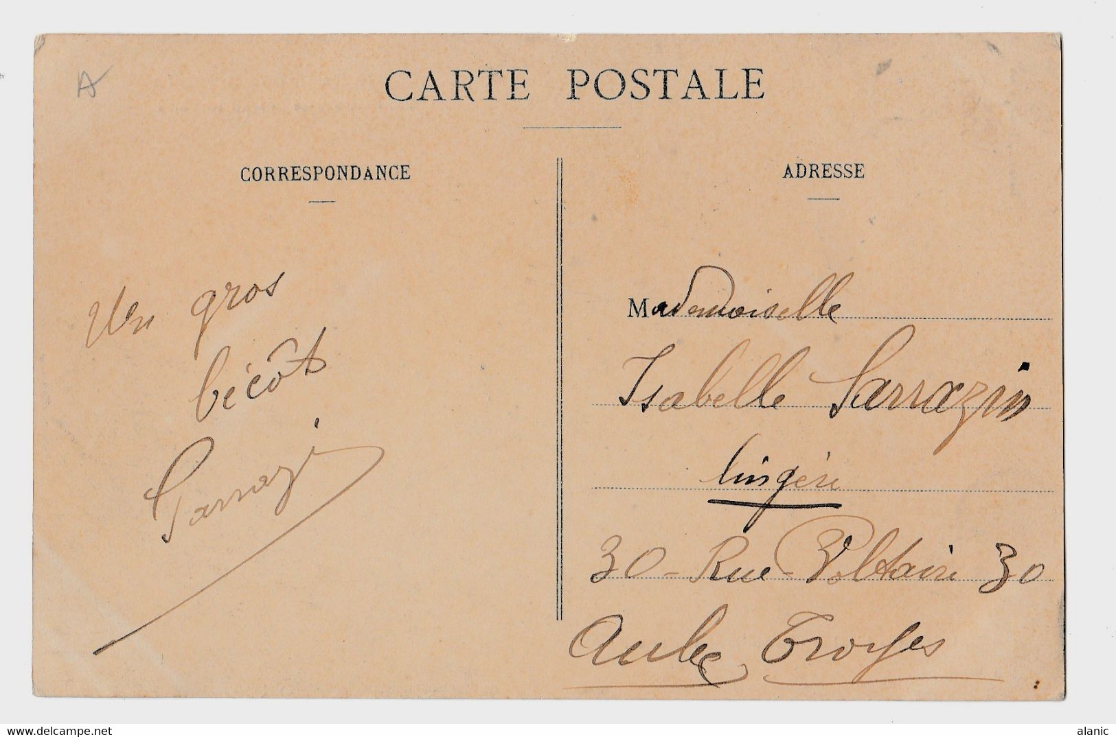 CPA-70- ST SAUVEUR L' EGLISE: LA SORTIE DE LA MESSE -BELLE ANIMATION Circulée 1911 Convoyeur TBE - Saint-Sauveur