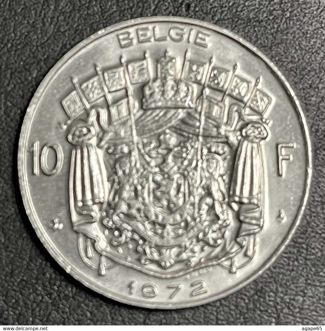 1972 Belgium 10 Francs (dutch Text) - 10 Frank