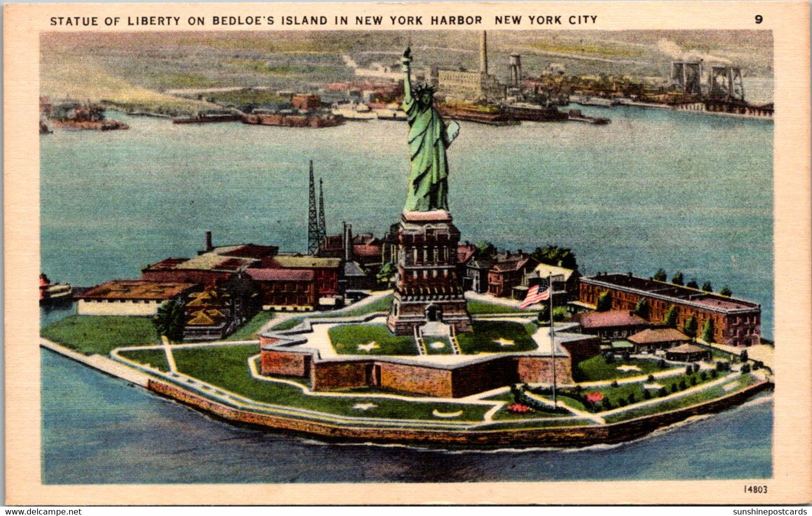 New York City Statue Of Liberty On Bedloe's Island - Statue Of Liberty