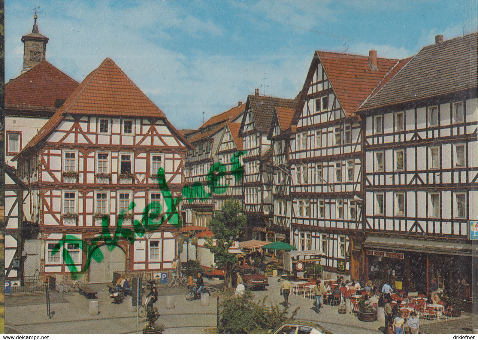 ESCHWEGE, Fachwerk, Marktplatz,  Um 1990 - Eschwege