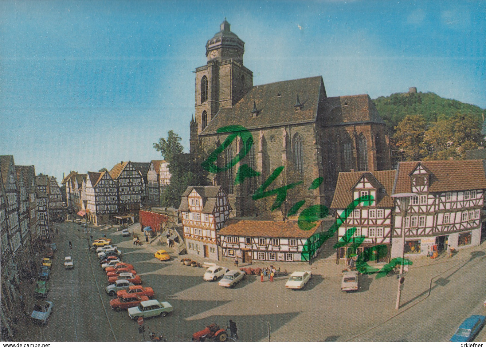 HOMBERG, Marktplatz Mit Stadtkirche,  Um 1990 - Homberg