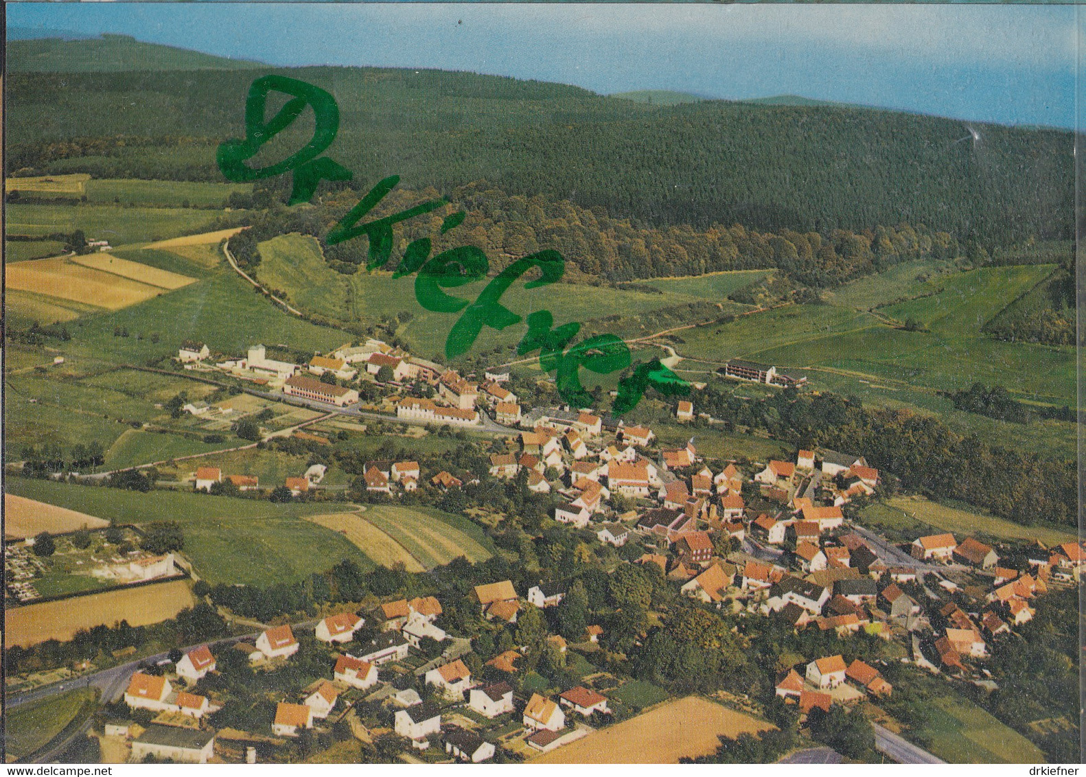 KNÜLLWALD-RENGSHAUSEN, Luftbild, Um 1990 - Homberg