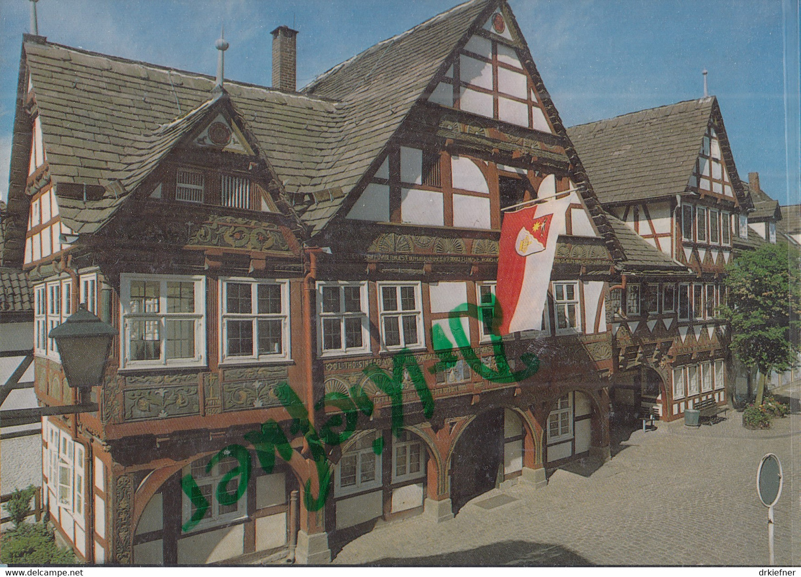 Schwalenberg, Rathaus, Fachwerkhaus, Um 1988 - Steinheim