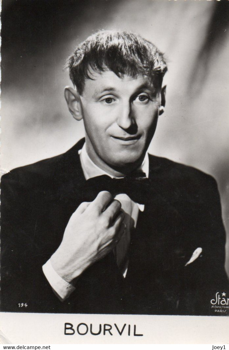 Carte Photo Bourvil - Célébrités