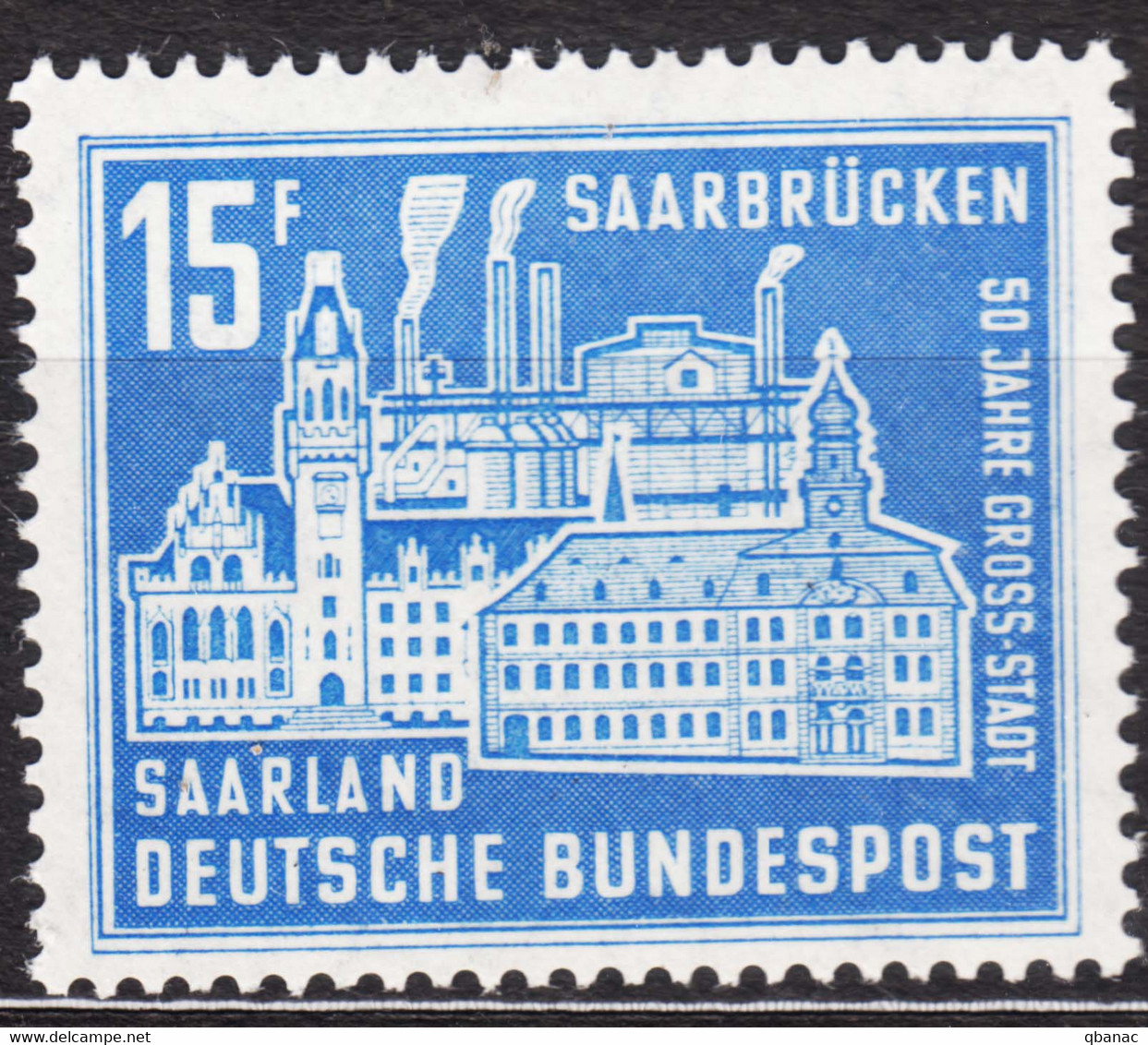 Saar Sarre 1959 Mi#446 Mint Never Hinged - Unused Stamps