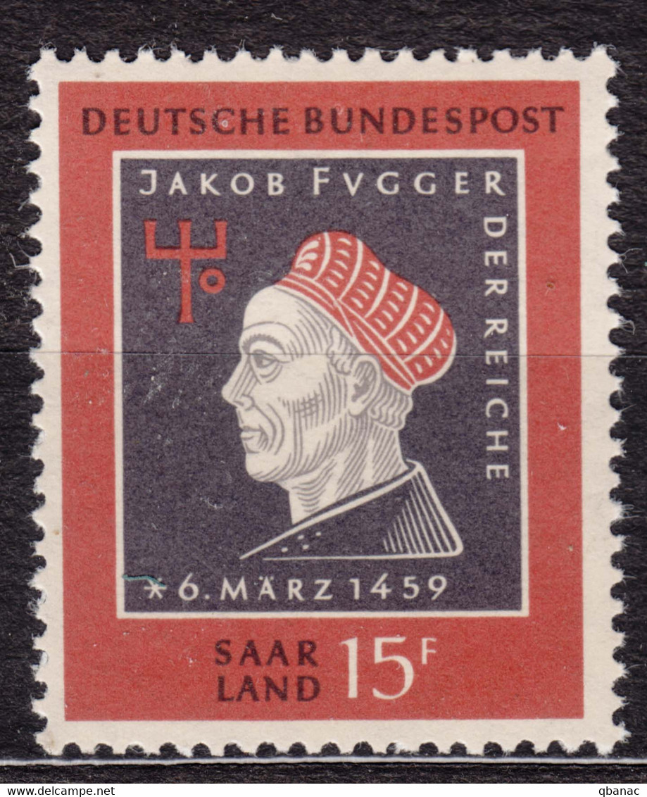 Saar Sarre 1959 Mi#445 Mint Never Hinged - Neufs