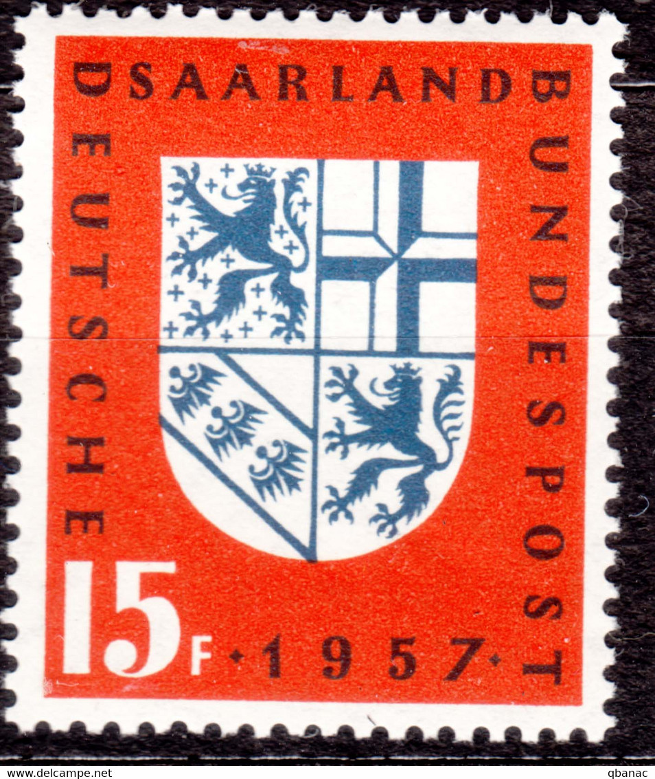 Saar Sarre 1957 Mi#379 Mint Never Hinged - Ungebraucht