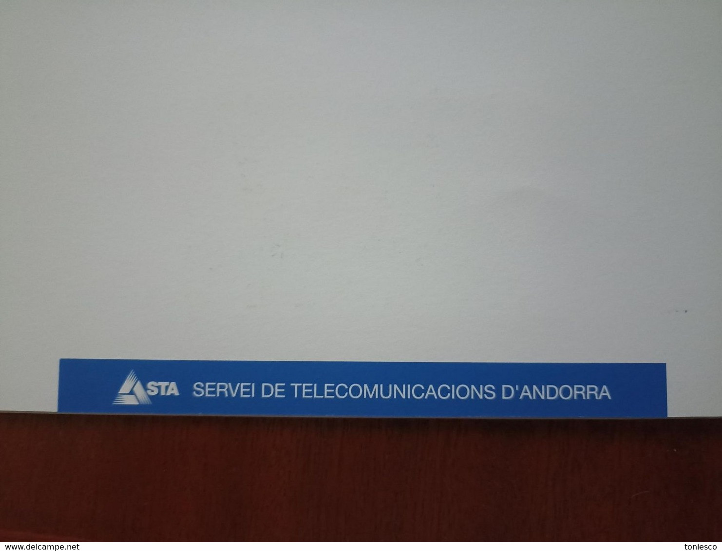 FOLDER CON TARJETA TELEFONICA DE ANDORRA NAVIDAD 1996 - AÑO NUEVO 1997 - Weihnachten