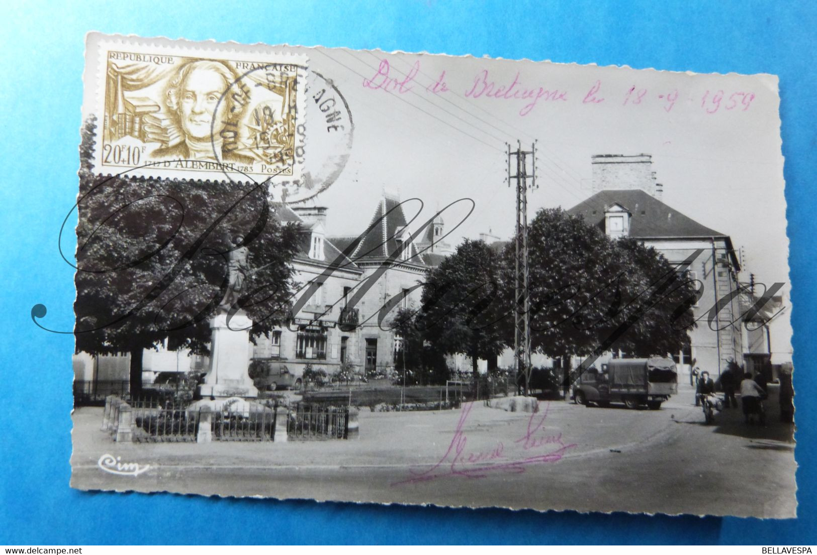 Dol-de-Bretagne La Poste. 1959- D35-timbre N° 1209 - Other & Unclassified