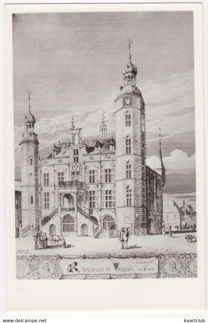 Stadhuis Venlo - (Pentekening M.W. Smijtink Ca. 1880) - Goltziusmuseum Venlo - (Limburg, Nederland) - Venlo