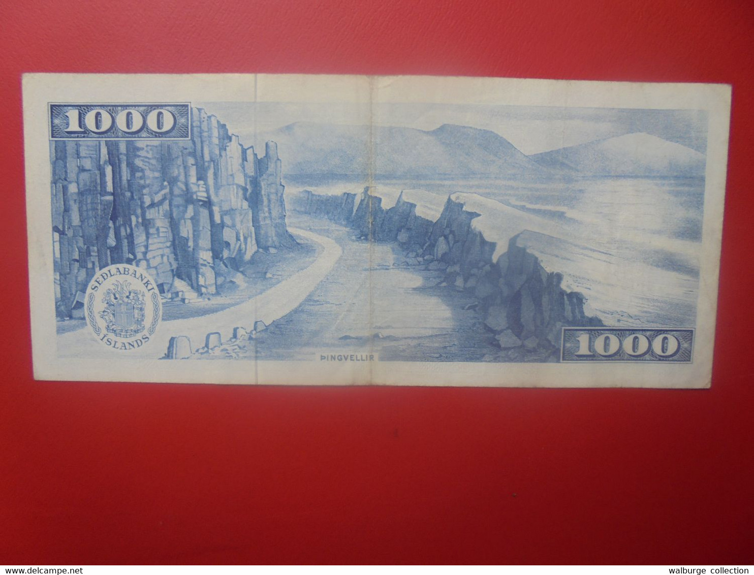 ISLANDE 1000 KRONUR 1961 Circuler (L.8) - Islande