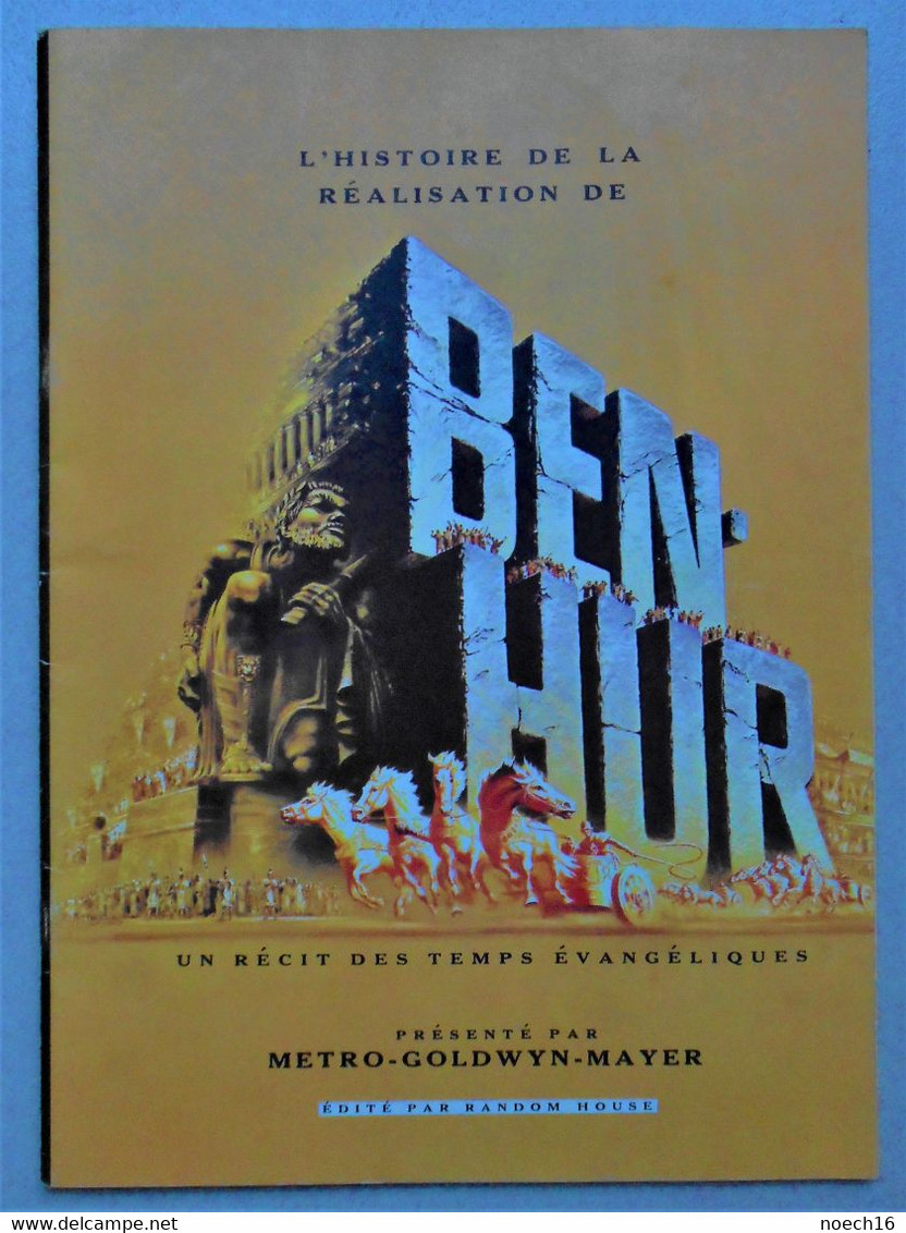 Ben-Hur - Brochure Promotionnelle Du Film 1959 En Français - Cinema Advertisement