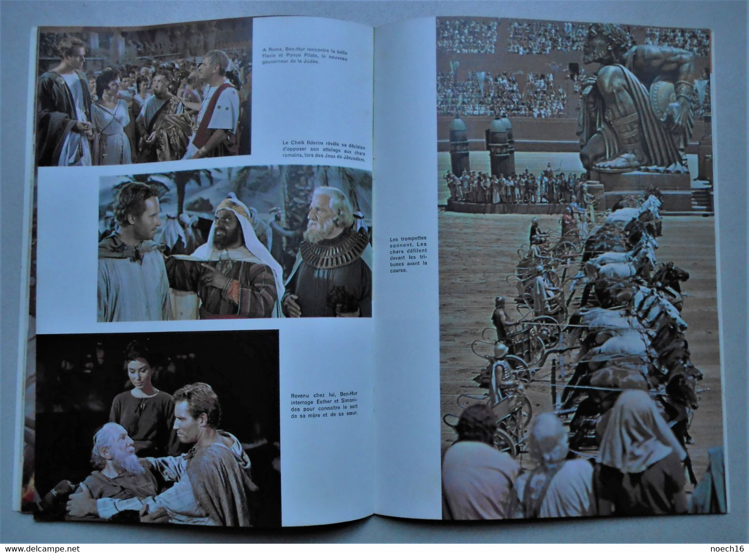 Ben-Hur - Brochure Promotionnelle Du Film 1959 En Français - Publicité Cinématographique