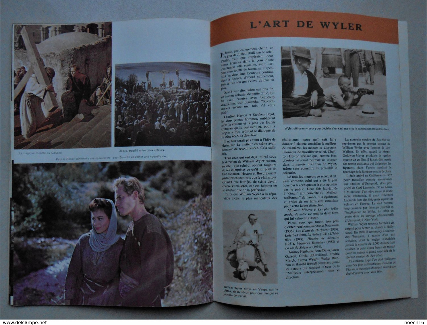 Ben-Hur - Brochure promotionnelle du film 1959 en français